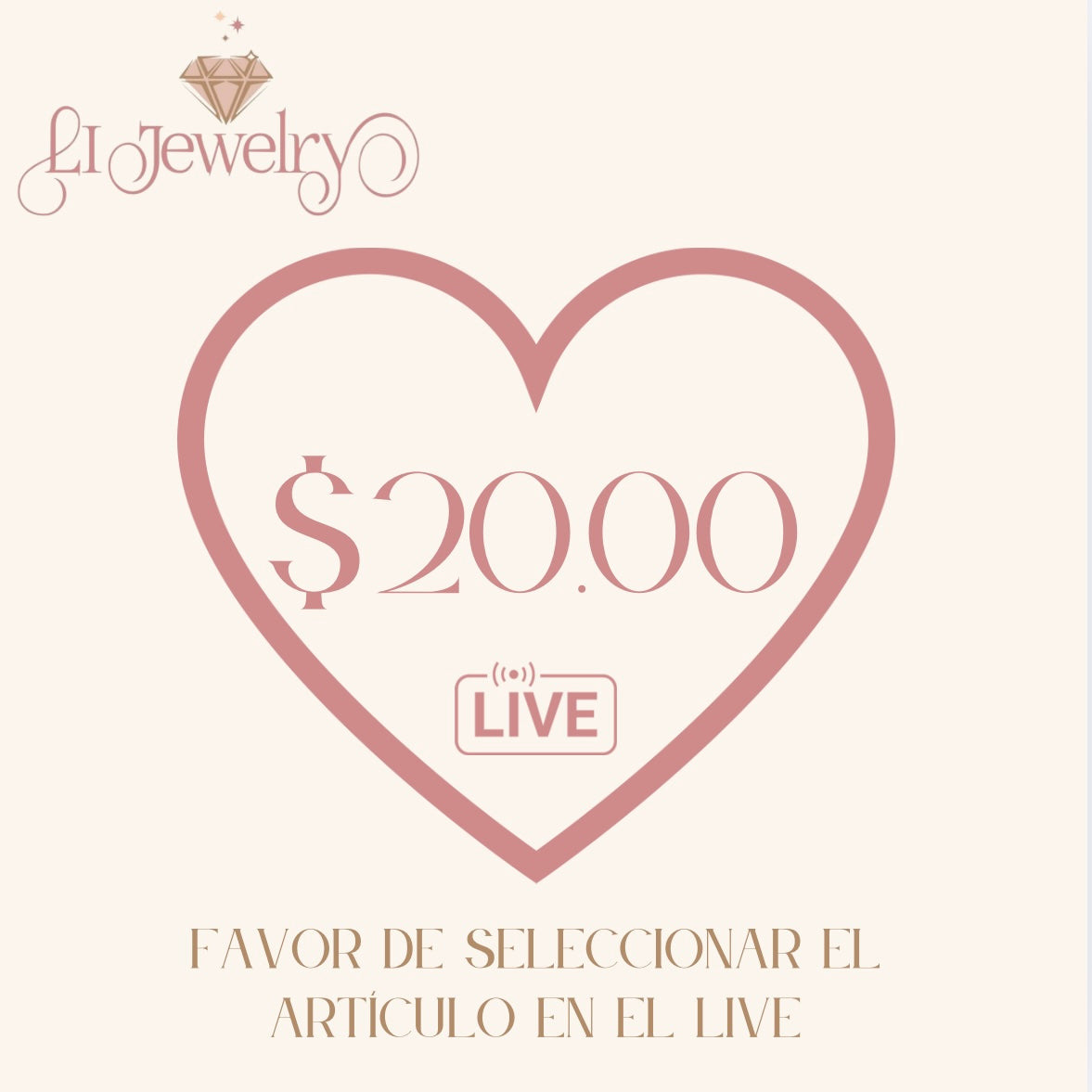 Live $20.00