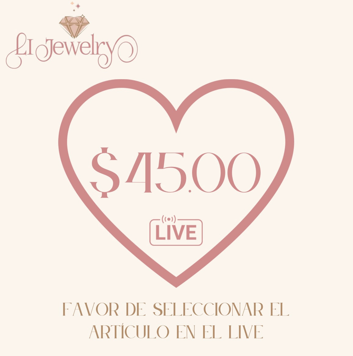 Live $45.00
