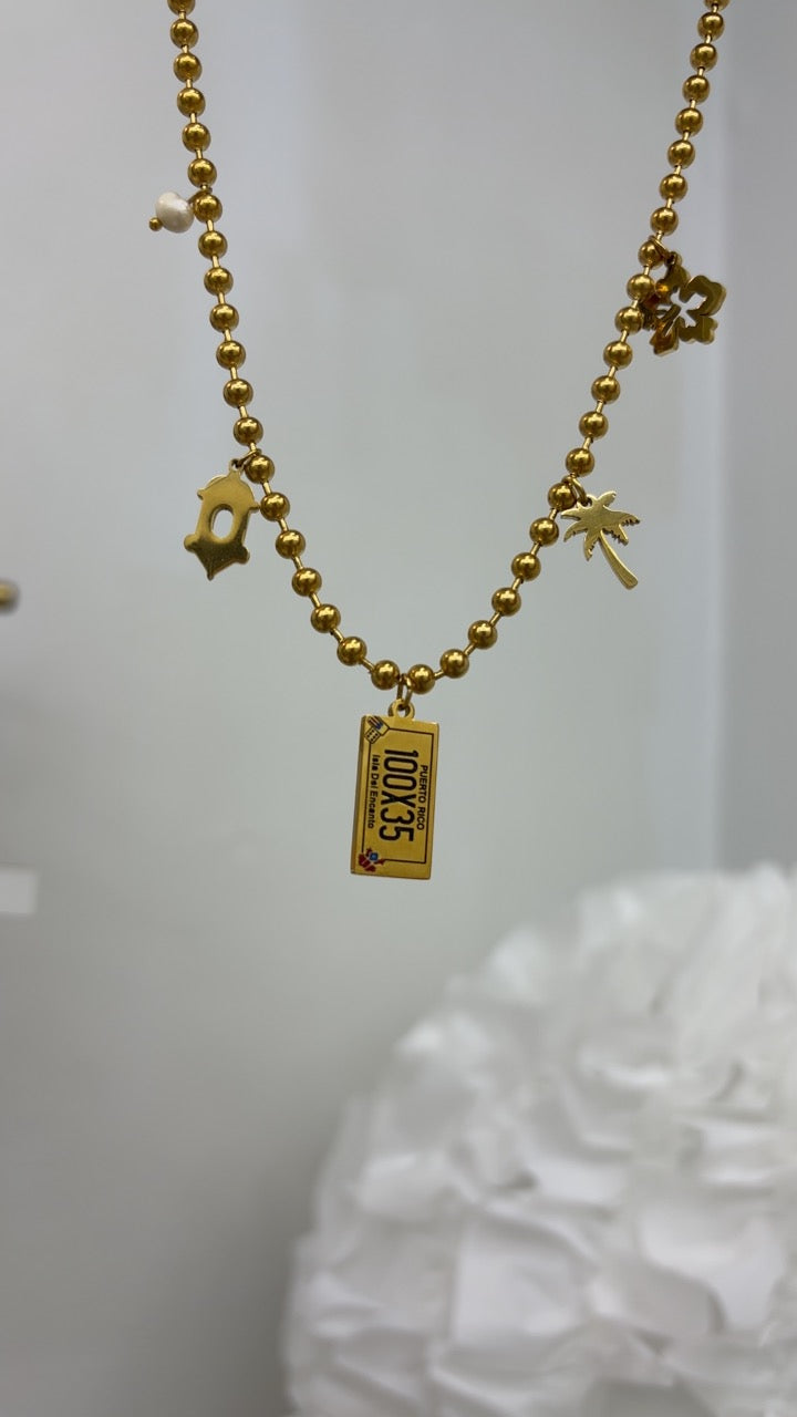 Boricua Necklace