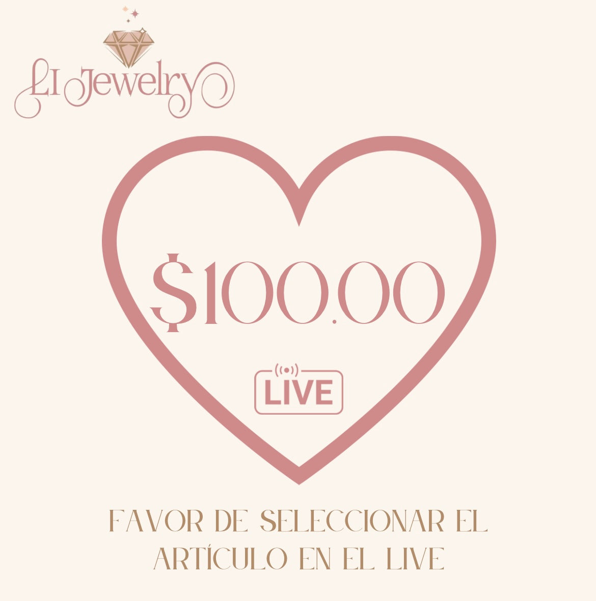 Live $100.00