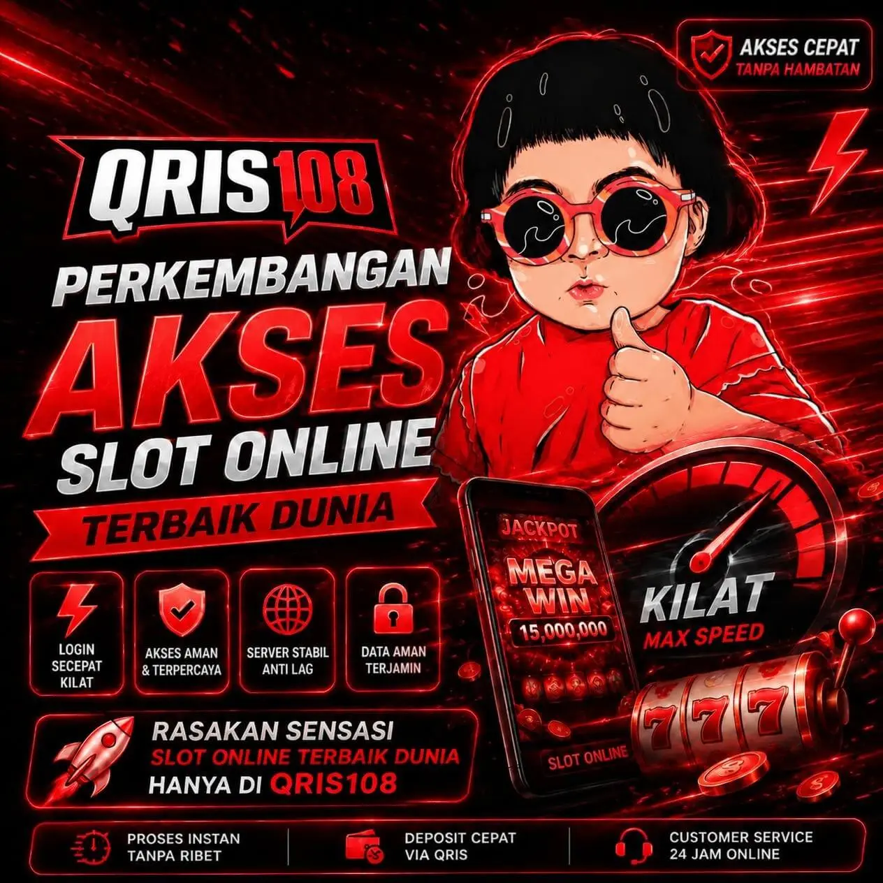 QRIS108 | Perkembangan Akses Slot Online Terbaik Dunia Login Secepat Kilat