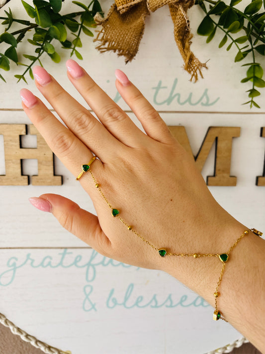 Heart hand Chain